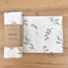 Пелюшка фланель Гілочки котики пудра