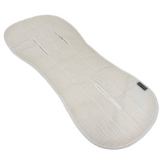 Вкладиш у автокрісло/візочок муслін молочний