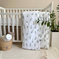 Підковдра 90х110 поплін Перо мята