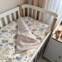 Змінна постіль фланель Ведмедик з кульками