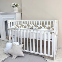 Бортик-коса білий/молочний/бежевий 2,2 м