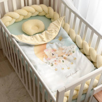 Комплект постільної білизни для новонародженого Колекція №8 Sweet Dream Левеня Комплект постільної білизни для новонародженого Колекція №8 Sweet Dream Левеня