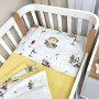Змінна постіль фланель Сніговик жовтий