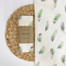 Пелюшка муслін Перо мята