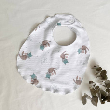 Слинявчик трикотаж рубчик Ку-ку