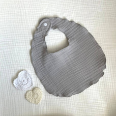 Слинявчики муслін Жатка сірий