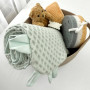 Рушник-куточок Грецька вафля мята 90х90