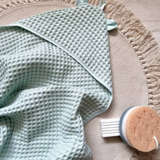 Рушник-куточок Грецька вафля мята 90х90