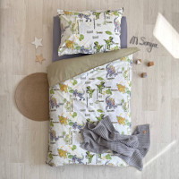 Комплект постільної білизни дитячий поплін T- Rех