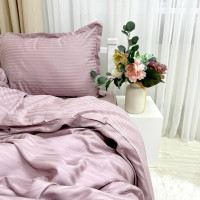 КПБ Євро сатин страйп пудра темна