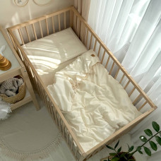 3КПБ (підковдра+наволочка) льон молочний