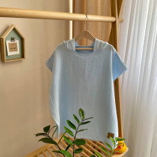 Пончо Муслін Блакитний