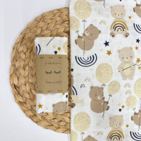 Пелюшка муслін Ведмедик з кульками