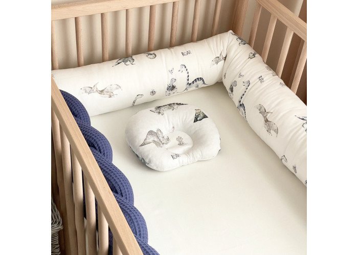 Коса вафля синій 1,2 м