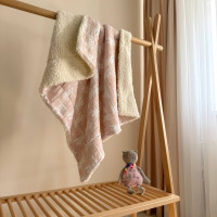 Плед мусліновий на хутрі Teddy Коти