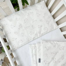 Наволочка поплін 40 х 60 Зайчики 370000