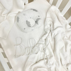 Подушка анатомічна поплін Хмаринки сірі (1312900)