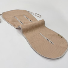 Вкладиш у автокрісло/візочок муслін/непромокаюча махра бежевий