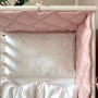 Комплект постільної білизни для новонародженого Baby Dream New Зайка із собачкою бежевий/пудра