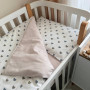 Змінна постіль фланель Сердечка бежеві