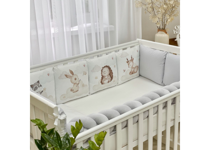 Бортики Арт Дизайн Friends сірий