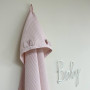 Рушник-куточок вафля рожевий 90х100