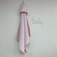 Рушник-куточок вафля рожевий 90х100