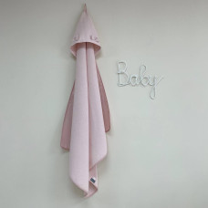 Рушник-куточок вафля рожевий 90х100