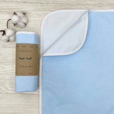 Пелюшка непромокаюча фланель Блакитна