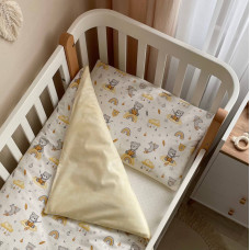Змінна постіль Baby Mix Ведмедик boy жовтий