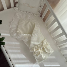 Плед-конверт De Lux молочний