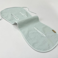 Вкладиш у автокрісло/візочок муслін/непромокаюча махра мята