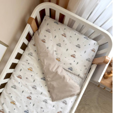 Змінна постіль Baby Dream New Машинки блакитні