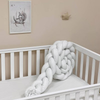 Бортик-коса вафля білий 2,3 м