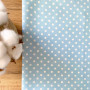 Пелюшка непромокаюча Горошок на блакитному