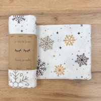 Пелюшка фланель Сніжинки