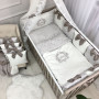 Комплект постільної білизни для новонародженого Elegance какао