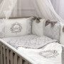 Комплект постільної білизни для новонародженого Elegance какао