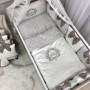 Комплект постільної білизни для новонародженого Elegance какао