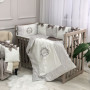 Комплект постільної білизни для новонародженого Elegance какао