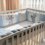 Комплект постільної білизни для новонародженого Kids toys Ведмедик блакитний NEW