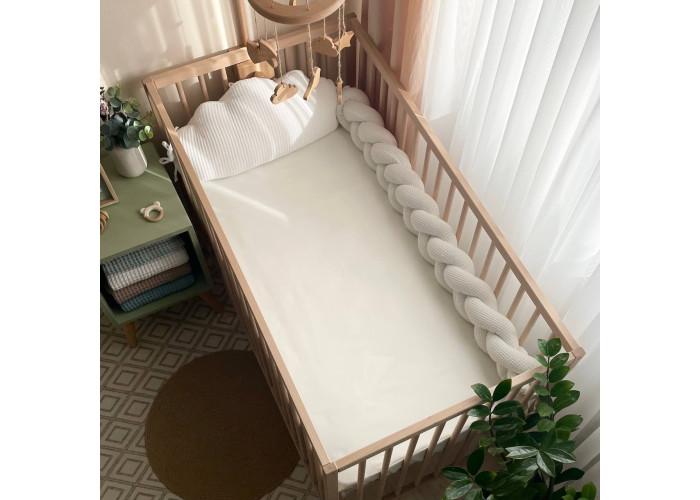 Коса вафля молочний 1,2 м