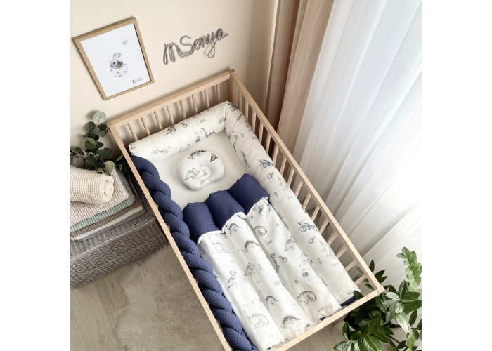 Валик "Nordic" Діно синій