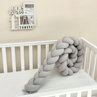 Бортик-коса вафля сірий 2,3 м