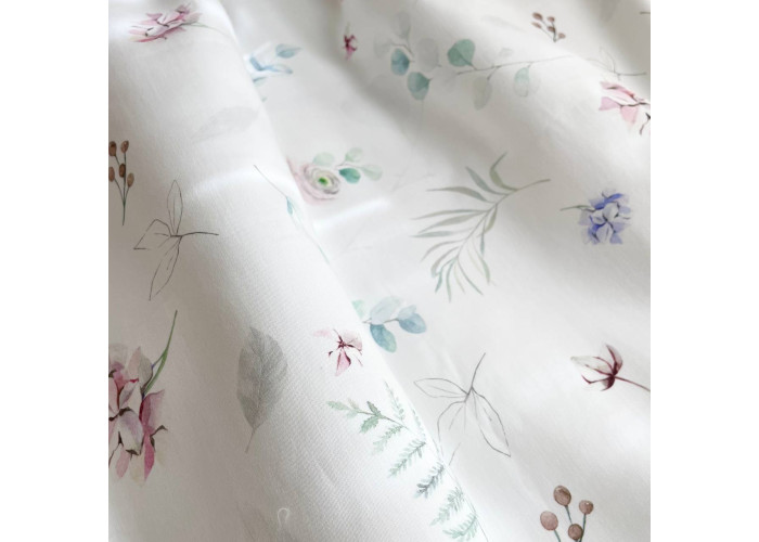 Плед-конверт з ковдрою Гортензія пудра