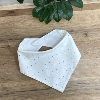 Слинявчик поплін Крапка на молочному (120133)