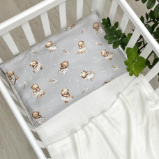 Наволочка поплін 40 х 60 Вдмедик у ковдрі 370000