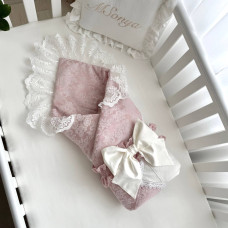 Плед-конверт De Lux пудра