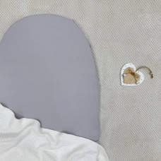 Простирадло дитяче сіре 50х83