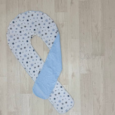 Чохол подушки для вагітних Старс блакитний